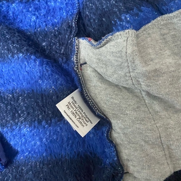 HANNA ANDERSSON and PLACE bundle of jackets fuzzy blue jean denim school size 5 - Picture 5 of 9